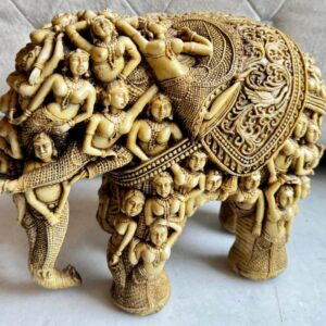 Royal Elephant Decorative Sculpture Collection (Luxury Handcrafted Home Décor)