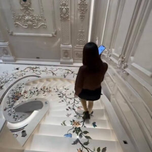 Premium Marble Inlay Work Wall Tile Collection (Handcrafted Stone Art Surface Designs)